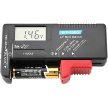 Batteritestare - DILWE - BT-168D - Digital LCD - Kompatibel AA AAA CD 9V - Lätt att använda