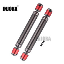 Arbre de transmission CVD en métal INJORA 110-150 mm pour voiture RC Rock Crawler 1/10 Axial SCX10 90046,
