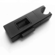 (noir) Support de douchette de rechange carré, support de douchette réglable 30 x 18 mm, support de