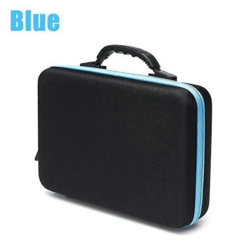 60 Slots Essential Oil Bottle Storage Organizer Box Bag Case 10ML Blue