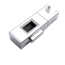(chrome) Support de douchette de rechange carré, support de douchette réglable 30 x 18 mm, pulvérisateur