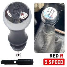 (Röd-R 5 Speed) Växelspaksratt Sport Spak 5 6 Speed För Peugeot 106 206 306 406 107 207 307 407 301