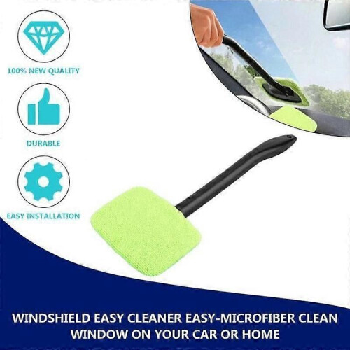 Windshield Cleaner Long Handle Car Glass Cleaner Kit Windshield Wash Window Cleaning