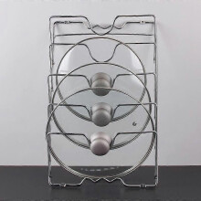 Accessoires de cuisine Support mural pour couvercles de casseroles Support de rangement pour couvercles