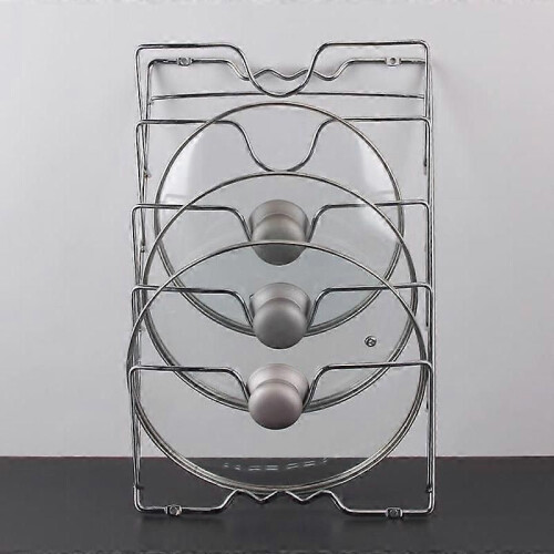 Accessoires de cuisine Support mural pour couvercles de casseroles Support de rangement pour couvercles