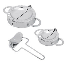 2Pcs Dumpling Mold Stainless Steel Dumpling Maker Chinese Dumpling Cutter Pie Ravioli Empanadas Mould