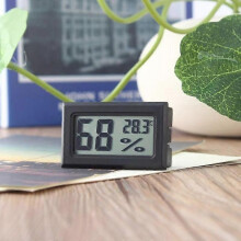 Thermomètre hygromètre numérique LCD avec capteur d'humidité et de température, avec piles