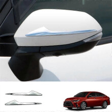 För Toyota Yaris Ativ/Vois 2022 2023 Krom sidobackspegelkåpa Trim Car Styling