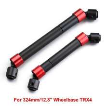 (Pour empattement de 324 mm) INJORA Lot de 2 arbres de transmission CVD en métal pour voiture télécommandée