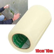 Extra sterke, heldere UV-kaspolyethyleen permanente reparatietape 10 cm x 10 m