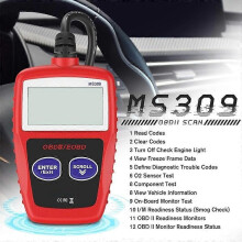 Handhållen OBD2-skanner, Universal OBD II bilfelkodsläsare Motorbatteri diagnostiskt skanningsverktyg