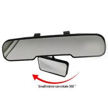 Rétroviseurs de voiture rotatifs 2 en 1, double rétroviseur pour enfant, intérieur grand angle universel