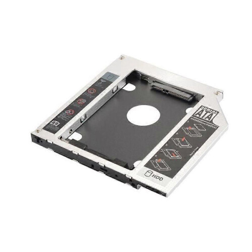 XCSOURCE Universele 95mm SATA HDD SSD harde schijfbehuizing Caddy Box voor optische sleuf CD-compartiment
