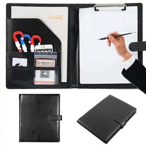 Porte-documents A4 et porte-documents de conférence Magnifique classeur en cuir