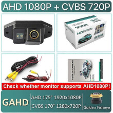 (AHD1080P-175Degree) GreenYi 170 AHD1080P Unité d'éclairage de plaque Caméra de recul de voiture pour