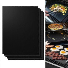 XCSOURCE 5kpl tarttumaton BBQ-grillimatto Uudelleenkäytettävä PFOA-vapaa grillilevy Uunissa kypsennys