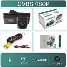 (CVBS-720x480P)GreenYi 170 degrés HD 1920*1080P Starlight Vision nocturne Caméra de recul pour véhicule
