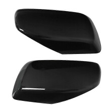(glansigt svart) 2 st bilbacksidospegelkåpor Passar för BMW E60 E61 2004-2007 Kolfiber glansig