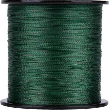 Lenza da pesca intrecciata VGEBY - 500 m - 4 fili - Resistenza all'abrasione superiore - Colore verde