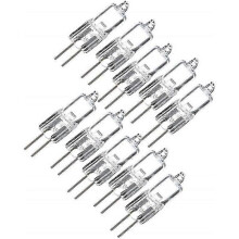 Lot de 10 ampoules halogènes G4 12 V 20 W, pour lampe de table, applique murale en cristal, ampoule