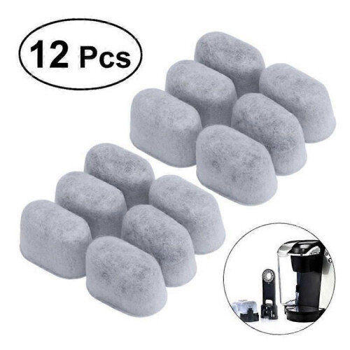 12-pack kolvattenfilter för Cuisinart kaffemaskiner - vitt - vattenfilter