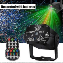 Illuminazione per DJ, illuminazione da palco portatile a LED per feste - RGB per discoteca, Natale,