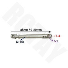 (6-59-80 3-4mm) Arbre de transmission télescopique à joint universel Arbres de transmission Arbre à