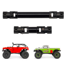 (A)MEUS Arbre de transmission avant et arrière en métal pour Axial 1/24 SCX24 90081 C10 JEEP Ford Bronco
