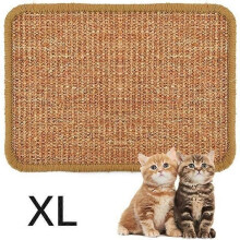 Tapis griffoir pour chat - Surface naturelle en fibres de sisal 100 % naturelles - Taille XXL 40 x 60