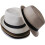 EOZY 6pcs Panama Straw Hats Different Colors Mixed 1