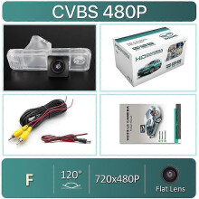 Caméra de recul pour voiture (CCD-CVBS720x480P) HD AHD 1080P Fisheye pour Hyundai IX25 IX45