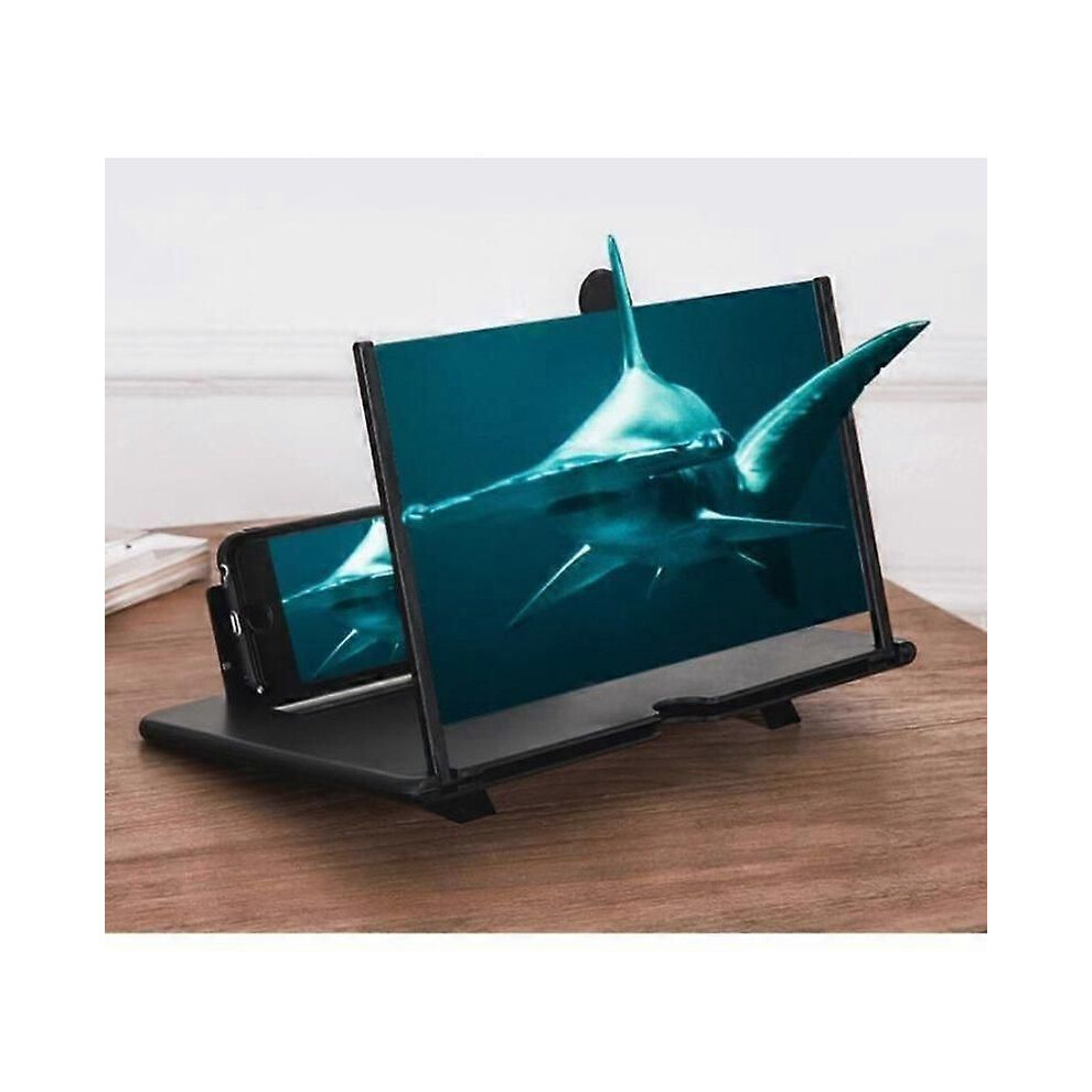 Lente D'ingrandimento Per Schermo Smartphone, Supporto Pieghevole Per Schermo 3D Da 12 Pollici Hd, Schermo