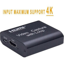Appareil de capture vidéo 1080P avec boucle HDMI et carte de capture de jeux vidéo pour Windows, Android