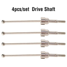 (4 pièces) 2 pièces/ensemble Wltoys 104001 arbre de transmission en métal CVD Dogbone arbre de roue