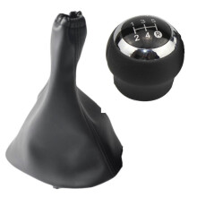 (5 hastigheter A)5/6 hastigheter ABS växelspaksknopp Shifter Pen Gaitor Boot Cover Case för Toyota Yaris