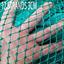 (12 fili 3CM4x10m) Rete anti-uccelli pesante Rete per recinzione da giardino e colture Rete protettiva