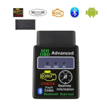 ELM327 V1.5 Bluetooth bil OBD2 skannerkodläsare Elm 327 V 1.5 OBDII OBD 2 Autodiagnostikverktyg