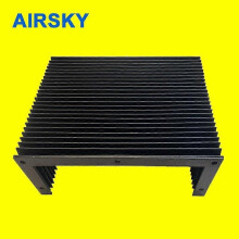 Couvercle de protection en forme de U de type orgue Couvercle de protection à soufflet pour CNC, intérieur
