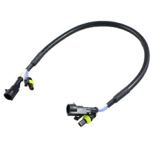 Lot de 2 rallonges de câbles haute tension HID, 50 cm, 0,5 m