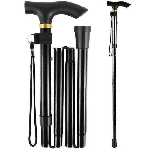 Walking Stick - Unspecified - Foldable - Adjustable 86-97 cm - Aluminum Alloy - Non-slip
