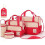 Skötväska - 5 delar set - Röd - Unisex 1