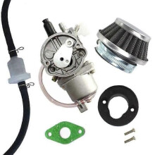 Carburateur met luchtfilter en slang - Voor 47cc en 49cc pocketbikes en crossmotoren - 2-taktbrandstof