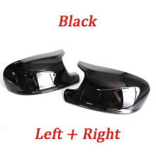 (1 par svart) Carbon Fiber Car Bakre View Dörr Wing Side Mirror Cover Caps Shell Case för BMW X3 F25