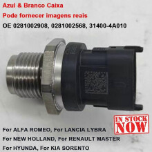 314004A010 0281002908 31401-4A010 0281002568 Brandstofrail druksensor voor FIAT KIA Hyundai Mitsubishi