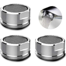 Aérateur de robinet, 3 pièces, filtre aérateur de robinet avec joint d'étanchéité pour cuisine et salle