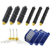 Kit de brosses d'extraction + 3 filtres de protection + 3 brosses latérales pour iRobot Roomba séries