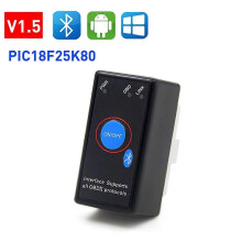 (Bluetooth-version)WiFi ELM327 4MHz PIC18F25K80 Chip V1.5 Knapp Bluetooth ELM327 OBDII Diagnostikverktyg