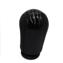 (6-växlad svart) Växelspaksknopp Boot Spak Switch Handtag för Ford Focus 2 Mondeo MK2 2005-2011 Manual