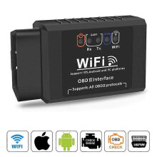 WiFi OBDII ELM327 OBD2 Auto Scanner för iPhone Android PC Fordonsproblem Motordiagnostisk scan Läs