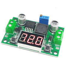 DC-DC Buck Step Down-modul LM2596S DC/DC 4,0~40V till 1,25-37V justerbar spänningsregulator med LED